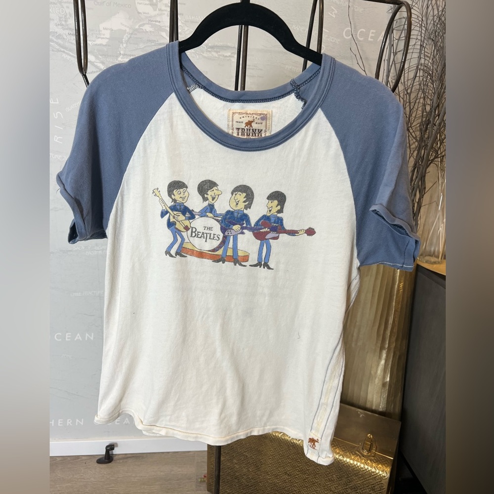 Trunk LTD VINTAGE Beatles Tee 2 Small Blue Ringer XE
